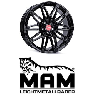 MAM B3 8,5x19 5/112,0 ET30 Black Painted