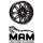 MAM B3N 8,5x19 5/112,0 ET45 matt Black Lip Polish