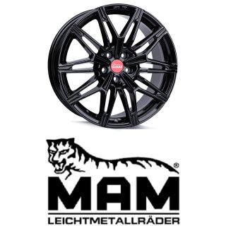 MAM B3N 8,5x19 5/120,0 ET35 Black Painted