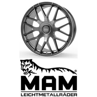 MAM GT1 9,5x19 5/112,0 ET42 Palladium Lip Polish