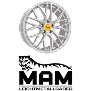 MAM RS4 7,5x17 5/112,0 ET35 matt Silver Painted