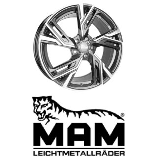 MAM RS5 8,5x19 5/112,0 ET30 Palladium Frontpoliert
