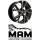 MAM RS6 7x16 5/100,0 ET38 Black Frontpoliert Red Inside