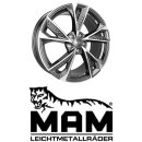MAM RS6 8,5x19 5/112,0 ET30 Palladium Frontpoliert