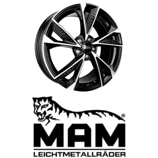 MAM RS6 8,5x20 5/114,3 ET35 Black Frontpoliert
