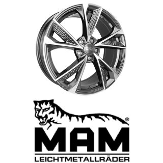 MAM RS6 8x18 5/112,0 ET45 Palladium Frontpoliert