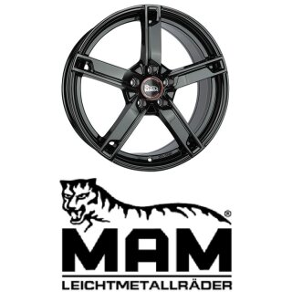 MAM W4 6,5x16 5/112,0 ET48 Black Painted