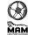 MAM W4 7x17 5/112,0 ET48 Black Frontpoliert