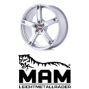 MAM W4 7x17 5/112,0 ET48 Silver Painted