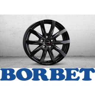 Borbet CW5 6x16 5/118,0 ET68 Black matt