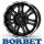 Borbet CW8 8x18 6/130,0 ET48 Black Rim Window Polished matt