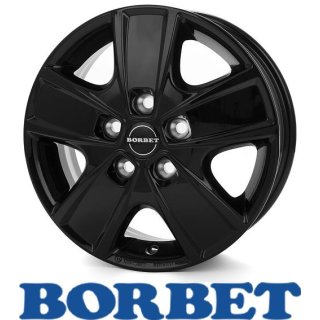 Borbet CWG 6x16 5/130,0 ET68 Black Glossy