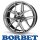 Borbet QX 8,5x20 5/114,3 ET45 Hyper Black Silver