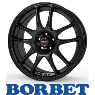 Borbet RS 7,5x18 4/100,0 ET35 Black matt