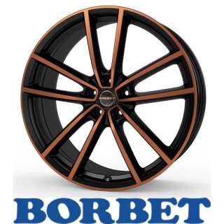 Borbet W 8x19 5/112,0 ET37 Black Copper Polished matt