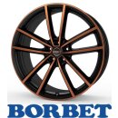 Borbet W 8x19 5/112,0 ET37 Black Copper Polished matt