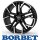 Borbet XV 9,5x19 5/112,0 ET35 Black Polished matt