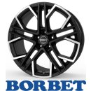 Borbet XV 9,5x19 5/112,0 ET40 Black Polished matt
