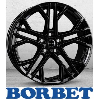 Borbet XV 9,5x19 5/114,3 ET44 Black Glossy