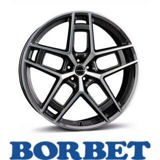 Borbet TF 10,5x24 5/120,0 ET34 Graphite Polished Glossy