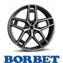 Borbet TF 10,5x24 5/120,0 ET34 Graphite Polished Glossy