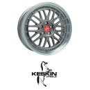 Keskin KT22 8,00x18 5/100,0 ET30 Titan Grey Lip Polish