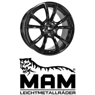 MAM A5 8x19 5/112,0 ET30 Black Painted