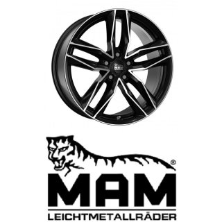 MAM RS3 8x18 5/112,0 ET45 Black Front Polish