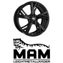 MAM RS5 7,5x17 5/108,0 ET55 Black Painted
