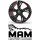 MAM RS5 7,5x17 5/112,0 ET30 Black Painted Red Inside