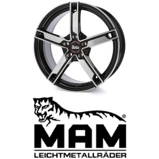 MAM W4 6,5x16 4/108,0 ET20 Black Front Polish