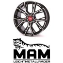 MAM B4 8,5x19 5/112,0 ET45 Black Front Polish