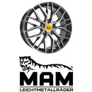 MAM RS4 8x18 5/114,3 ET40 Black Front Polish