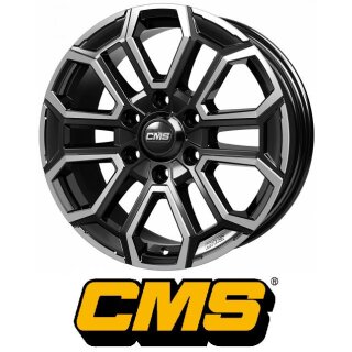 CMS C35 8x18 6/114,3 ET45 Diamant Schwarz Glanz