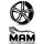 MAM A1 8x19 5/112,0 ET42 Black Frontpoliert