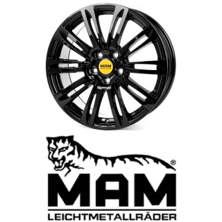 MAM A4 7,5x17 5/108,0 ET40 Black Painted