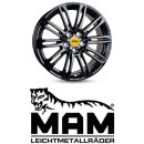 MAM A4 7,5x17 5/112,0 ET35 Black Painted