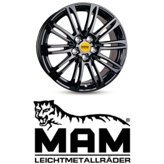 MAM A4 8x18 5/112,0 ET35 Black Painted