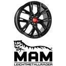 MAM B4 8,5x19 5/120,0 ET40 Black Painted