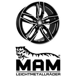 MAM RS3 8,5x20 5/112,0 ET45 Black Frontpoliert