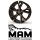 MAM RS6 8x18 5/112,0 ET45 matt Black Frontpoliert Copper