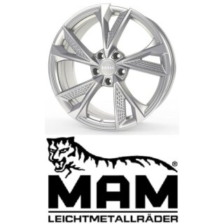 MAM RS6 8x18 5/114,3 ET45 Silver Painted