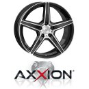 Axxion AX7 10.5x20 5/120,0 ET25 Schwarz Hochglanzpoliert