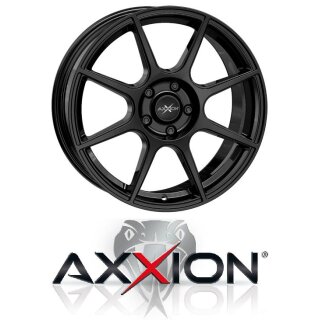 Axxion X2 7.5x18 5/112,0 ET40 Schwarz Glänzend Lackiert