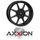 Axxion X2 7.5x18 5/112,0 ET40 Schwarz Glänzend Lackiert