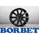 Borbet CW5 6x16 5/130,0 ET68 Black matt