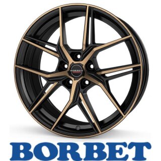 Borbet QX 8x19 5/112,0 ET40 Black Bronze matt