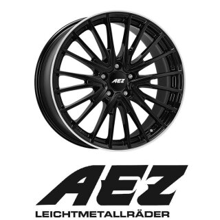 AEZ Berlin 8x19 5/112,0 ET38 Black Polished Lip
