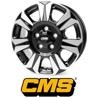 CMS C31 6,5x17 5/130,0 ET60 Diamant Schwarz Glanz