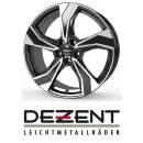Dezent KB 6,5x17 5/112,0 ET45 Black/poliertshed
